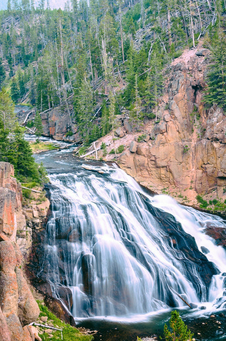 Wimberley Puzzle Company Cascade Majesty: Gibbon Falls | Yellowstone National Park Puzzle | 250, 500, 1000 Pieces