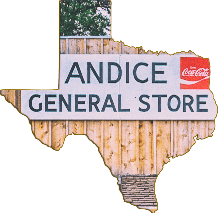 Wimberley Puzzle Company Andice General Store | Texas Shaped Magnet