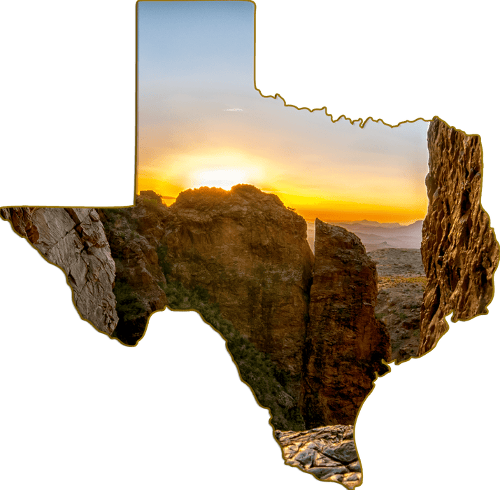Wimberley Puzzle Company Big Bend, The Window Trail | Texas Shaped Magnet