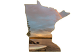 Wimberley Puzzle Company Boundary Waters, After the Storm | Minnesota-Shaped Jumbo Fridge Magnet