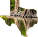 Wimberley Puzzle Company Cypress Tree Roots, Blanco River | Texas-Shaped Magnet