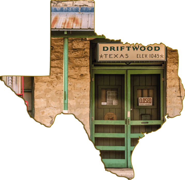 Wimberley Puzzle Company Driftwood Texas Gas Station | Texas-Shaped Magnet