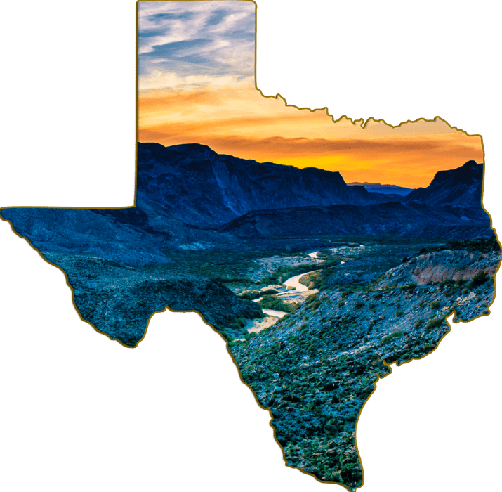 Wimberley Puzzle Company Lajitas | Texas-Shaped Magnet