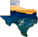Wimberley Puzzle Company Lajitas | Texas-Shaped Magnet