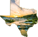 Wimberley Puzzle Company Pedernales Falls | Texas-Shaped Magnet