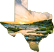 Wimberley Puzzle Company Pedernales Falls | Texas-Shaped Magnet