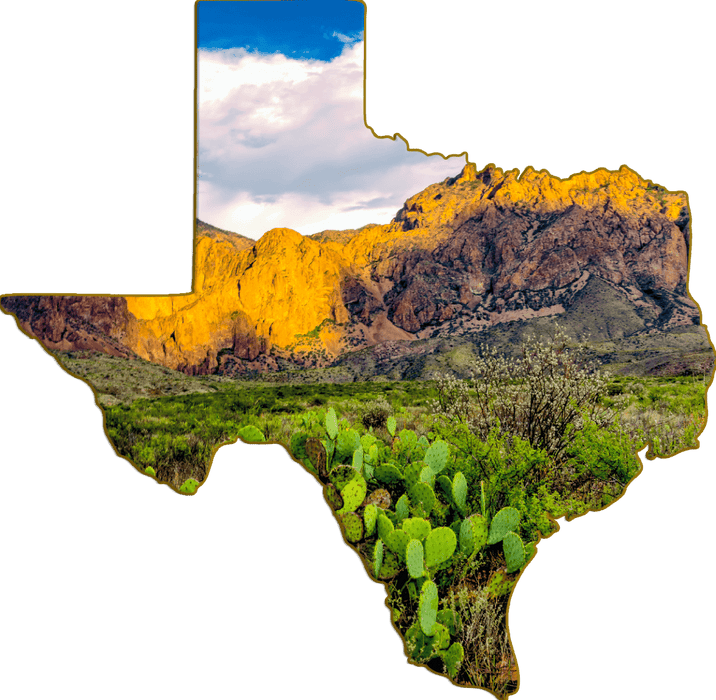 Wimberley Puzzle Company Quintessential Big Bend | Texas Shaped Magnet