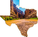 Wimberley Puzzle Company Santa Elena Canyon | Texas Shaped Magnet