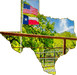 Wimberley Puzzle Company Texas Roadside Bluebonnets | Texas-Shaped Magnet