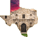 Wimberley Puzzle Company The Alamo | Texas-Shaped Magnet