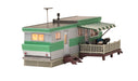 Woodland BR4950 N Scale Built & Ready Structure Grillin' & Chillin' Trailer with Lights