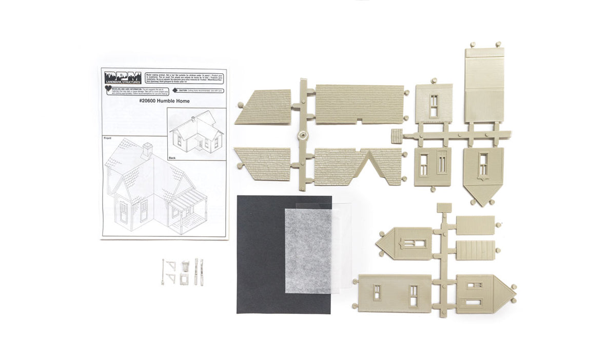 Woodland DPM 20600 HO Humble House Building Kit