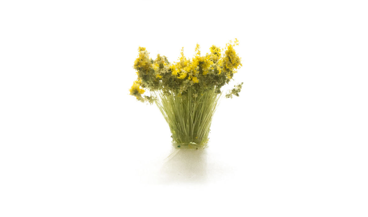 Woodland FS776 Peel 'n' Place Tufts Light Green Tipped Prairie Grass