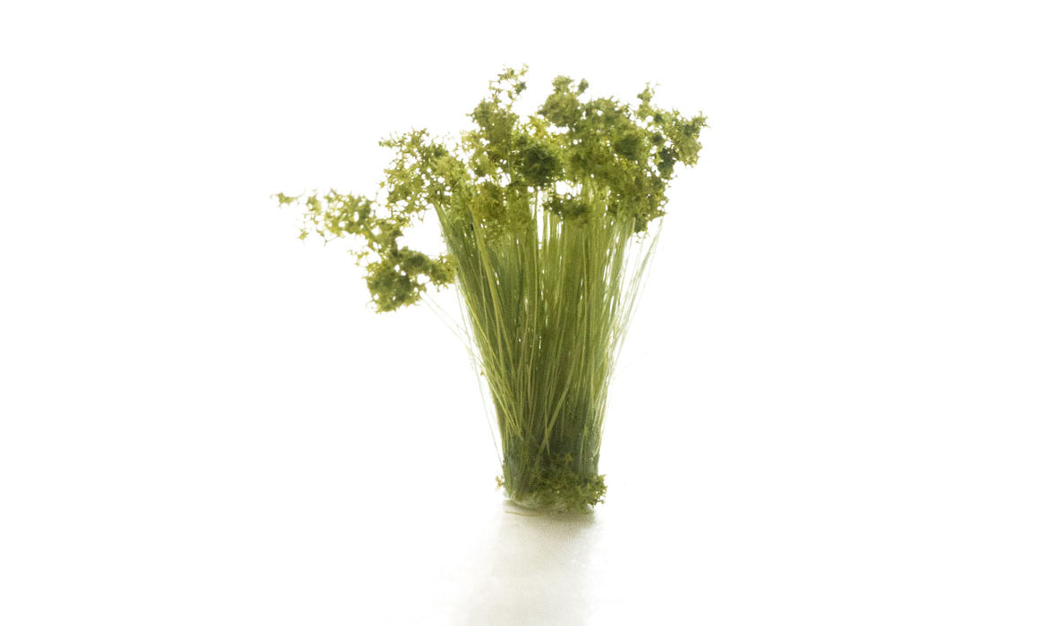 Woodland FS777 Peel 'n' Place Tufts Medium Green Tipped Prairie Grass