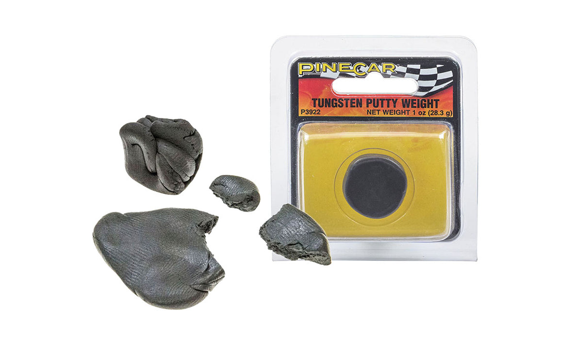 Woodland Scenics PineCar 3922 Woodland Scenics PineCar Tungsten Putty Weight (Net Wt. 1 oz.)
