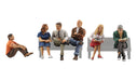 Woodland Scenics A1829 HO Scale Figures - People Sitting