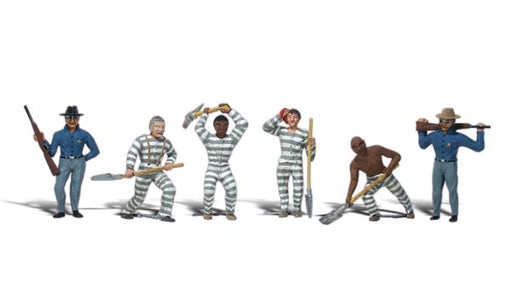 Woodland Scenics A1858 HO Scale Figures - Chain Gang