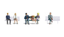 Woodland Scenics A1861 HO Scale Figures - Bus Stop People