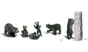 Woodland Scenics A1885 HO Scale Figures - Black Bears