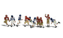 Woodland Scenics A1895 HO Scale Figures - Youth Football Players