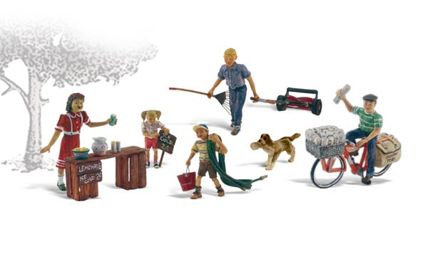 Woodland Scenics A1938 HO Scale Figures - Summertime Jobs