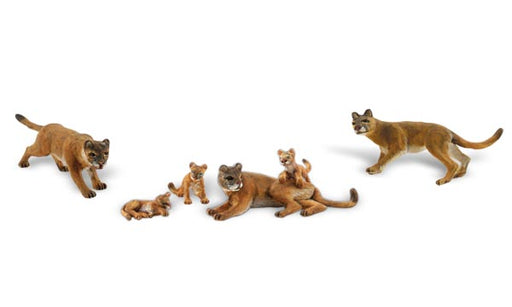 Woodland Scenics A1949 HO Scale Figures - Cougars & Cubs
