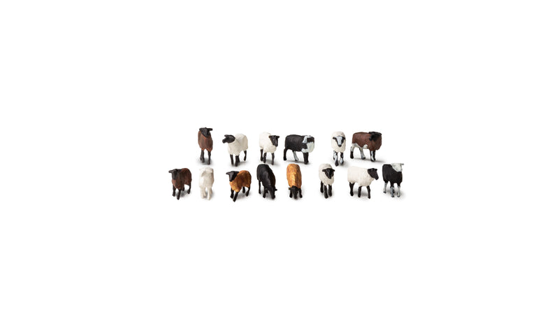 Woodland Scenics A1964 HO Scale Figures - Flock of Sheep