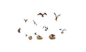 Woodland Scenics A1970 HO Scale Figures - Birds and Nests