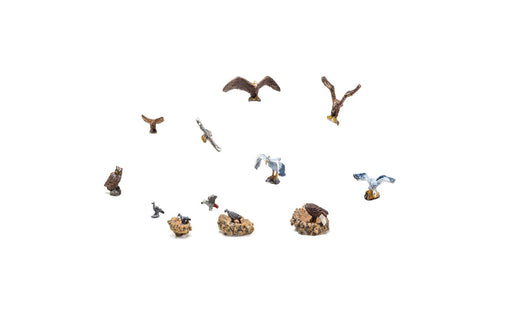 Woodland Scenics A1970 HO Scale Figures - Birds and Nests
