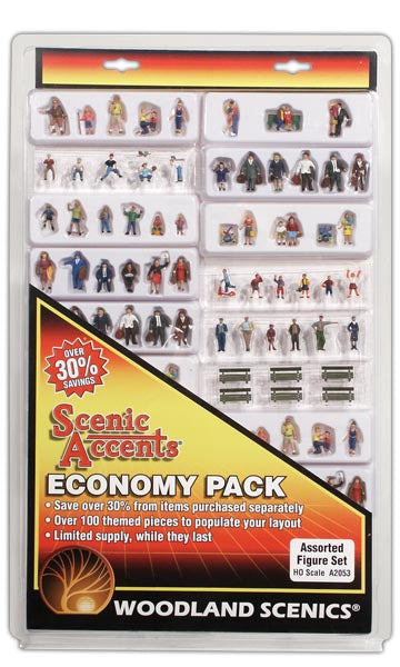Woodland Scenics A2053 HO Scale Figure Assortment