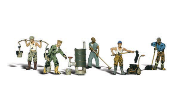 Woodland Scenics A2128 N Scale Figures - Roofers