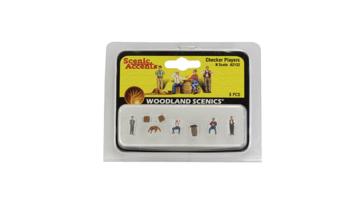 Woodland Scenics A2132 N Scale Figures - Checker Players