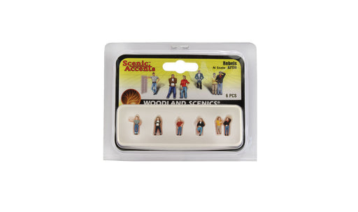 Woodland Scenics A2136 N Scale Figures - Rebels