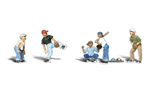Woodland Scenics A2145 N Scale Figures - Baseball Players 1