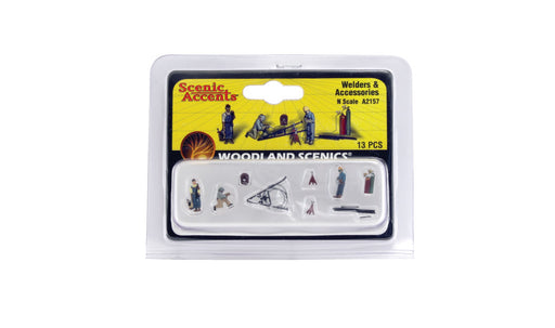 Woodland Scenics A2157 N Scale Figures - Welders & Accessories