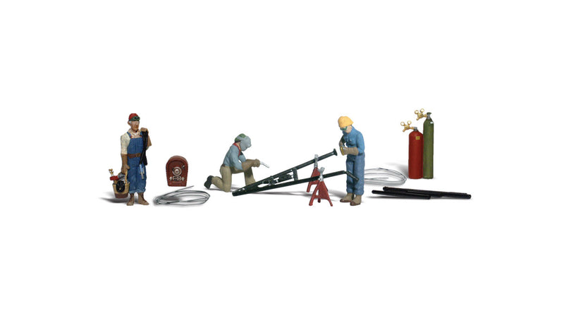 Woodland Scenics A2157 N Scale Figures - Welders & Accessories