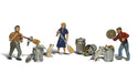 Woodland Scenics A2158 N Scale Figures - People & Pesky Raccoons