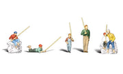 Woodland Scenics A2179 N Scale Figures - Gone Fishing