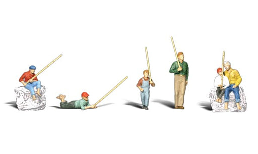 Woodland Scenics A2179 N Scale Figures - Gone Fishing