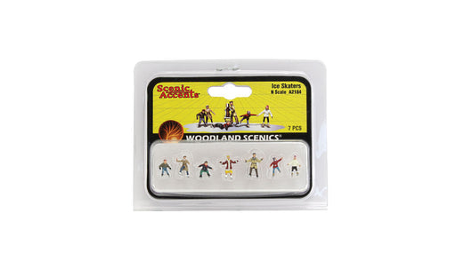 Woodland Scenics A2184 N Scale Figures - Ice Skaters