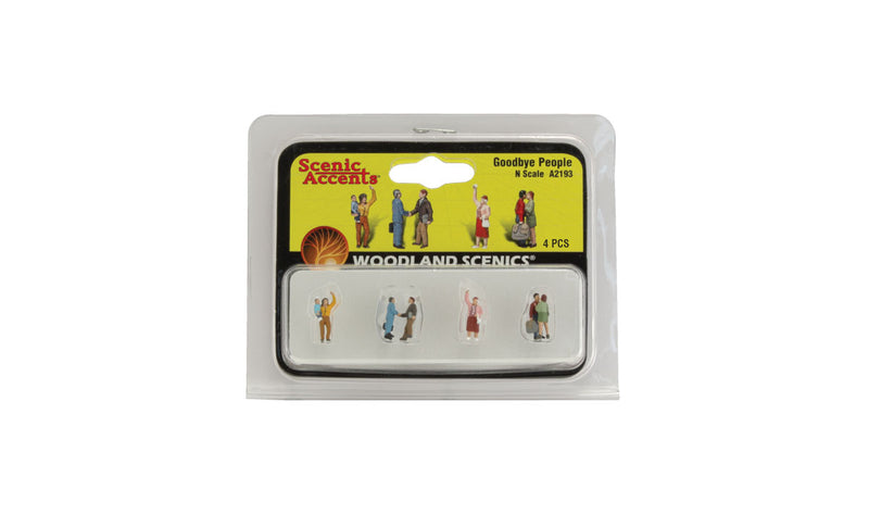 Woodland Scenics A2193 N Scale Figures - Goodbye People