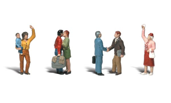 Woodland Scenics A2193 N Scale Figures - Goodbye People