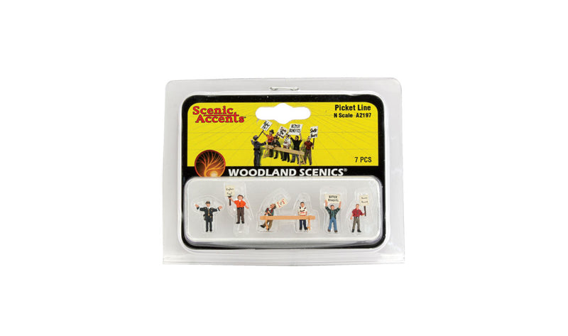 Woodland Scenics A2197 N Scale Figures - Picket Line