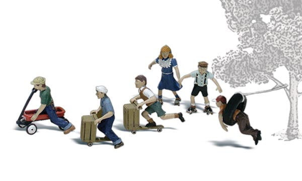 Woodland Scenics A2198 N Scale Figures - Playtime