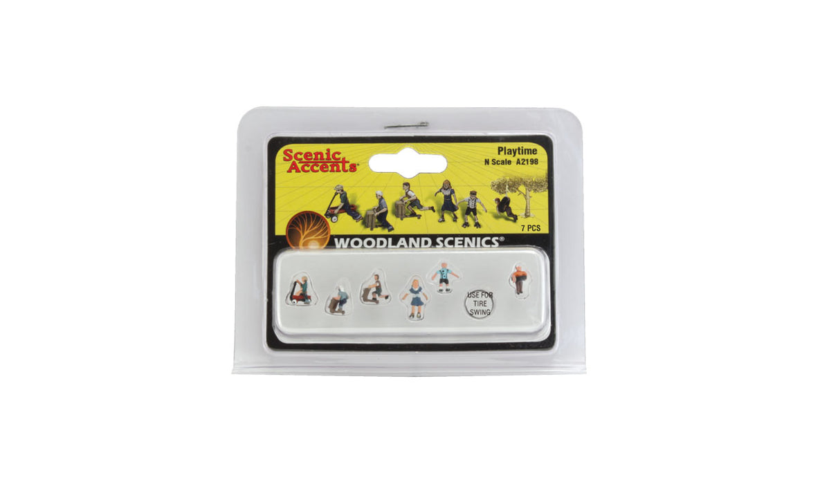 Woodland Scenics A2198 N Scale Figures - Playtime