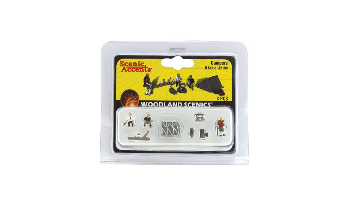 Woodland Scenics A2199 N Scale Figures - Campers