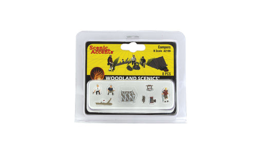 Woodland Scenics A2199 N Scale Figures - Campers