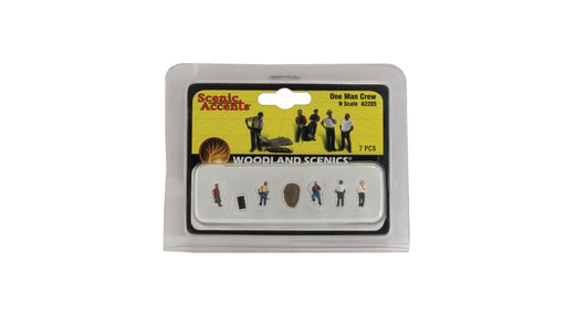 Woodland Scenics A2205 N Scale Figures - One Man Crew