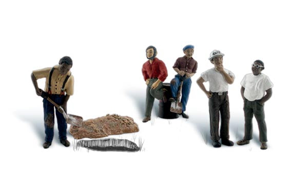 Woodland Scenics A2205 N Scale Figures - One Man Crew