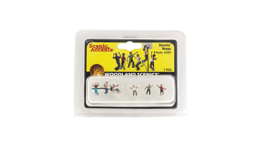 Woodland Scenics A2207 N Scale Figures - Shootin' Hoops